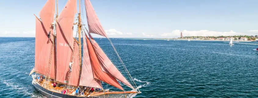 Traditionsschiff „Zuversicht“ in der Yachtwerft Rahtje in Kiel