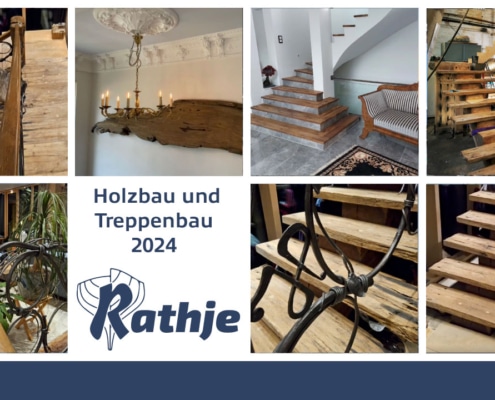 Treppenbau und Holzbau bei der Rathje-Werft in Kiel