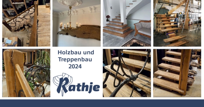 Treppenbau und Holzbau bei der Rathje-Werft in Kiel